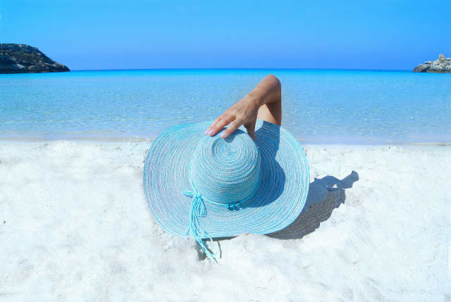 夏の女性